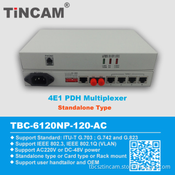 4e1 PDH Multiplexer 120ohm AC220V
